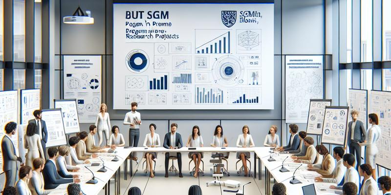 BUT SGM à Blois : Programme et Projets de Recherche